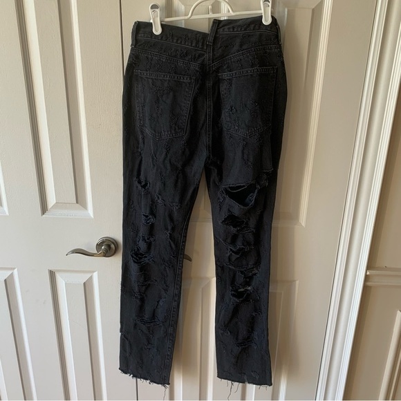 Agolde Criss Cross Straight Jeans Feverish - Picture 3 of 9